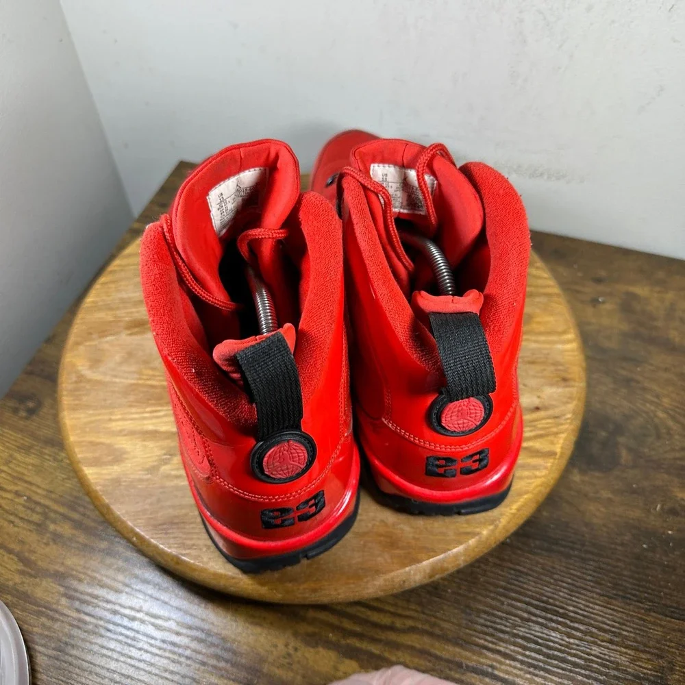 Jordan 9 Retro Chile Red Mens Size 13 Red Black CT8019-600 Basketball Shoes